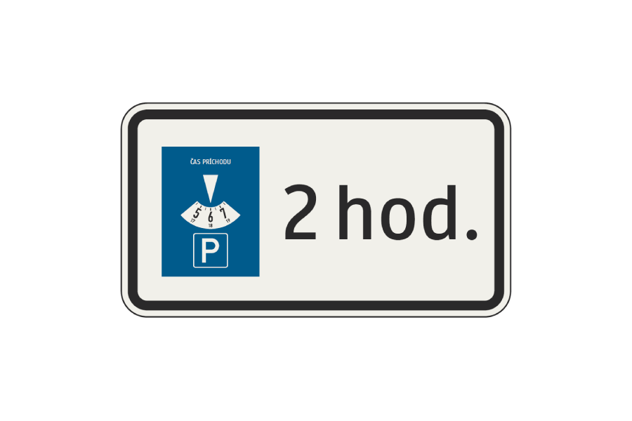 VZOR - Časovo obmedzené parkovanie - 532