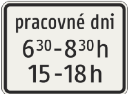 VZOR - Časové obmedzenie - 505