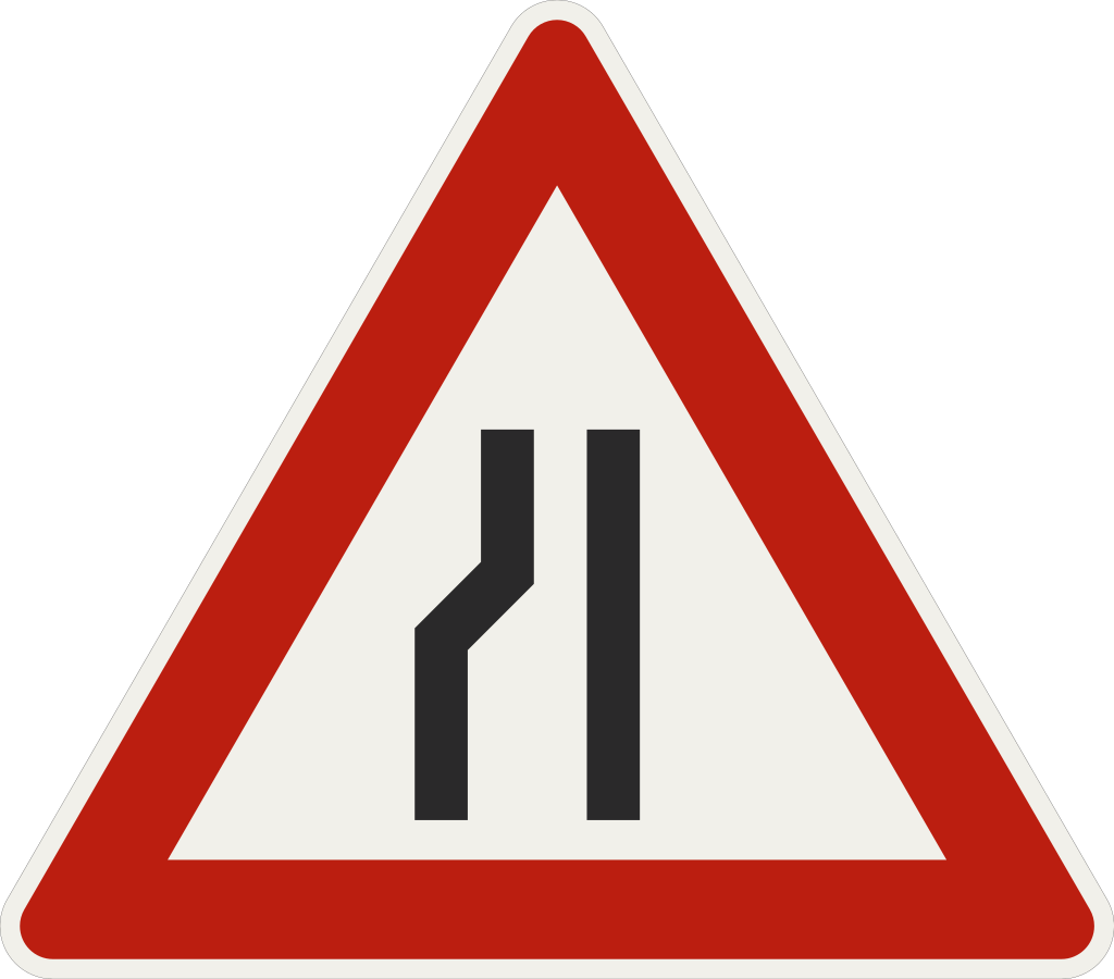 Zúžená vozovka 114 - 20 zľava
