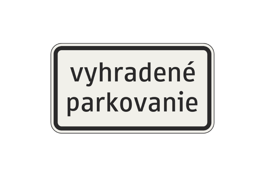 Vyhradené parkovanie - 531
