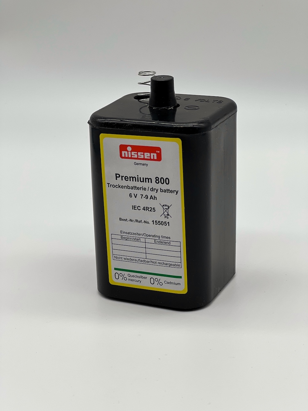 Batéria pre výstražné svetlá 6 V - 7 Ah