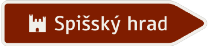 VZOR - Šípový smerník k turistickému cieľu - 367