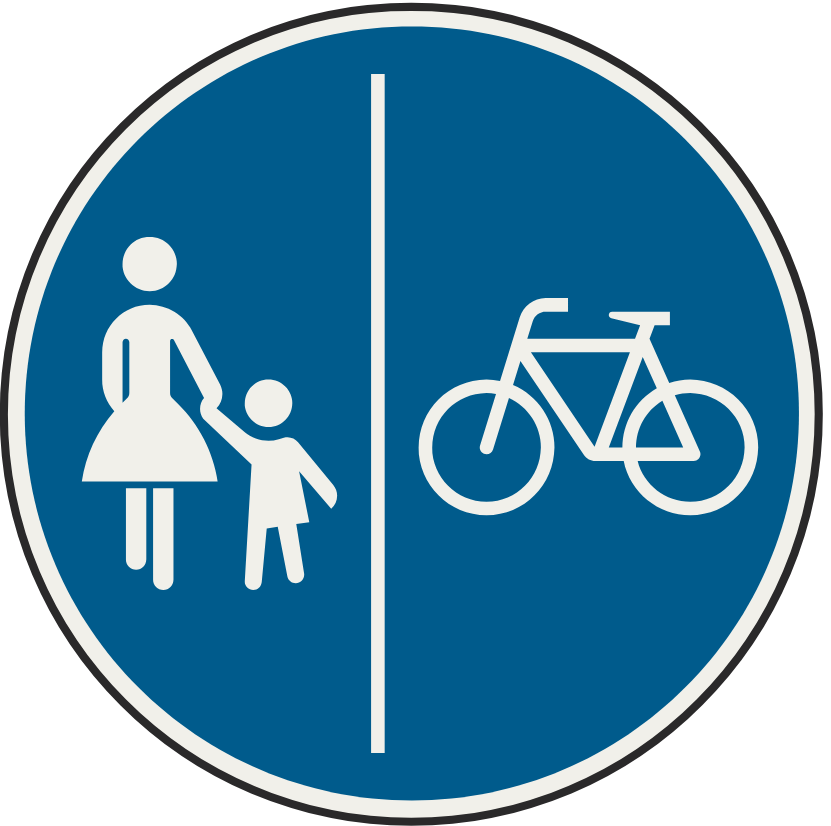 Oddelená cestička pre chodcov a cyklistov 223 - 51