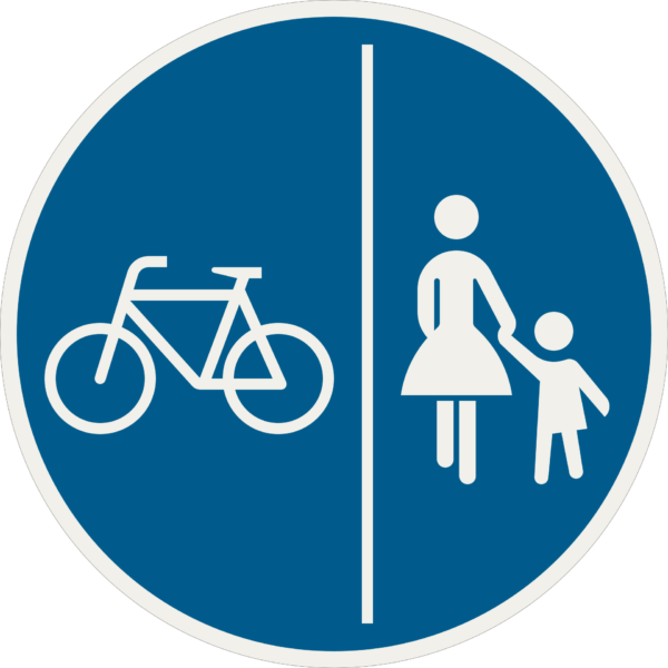 Oddelená cestička pre chodcov a cyklistov 223 - 50