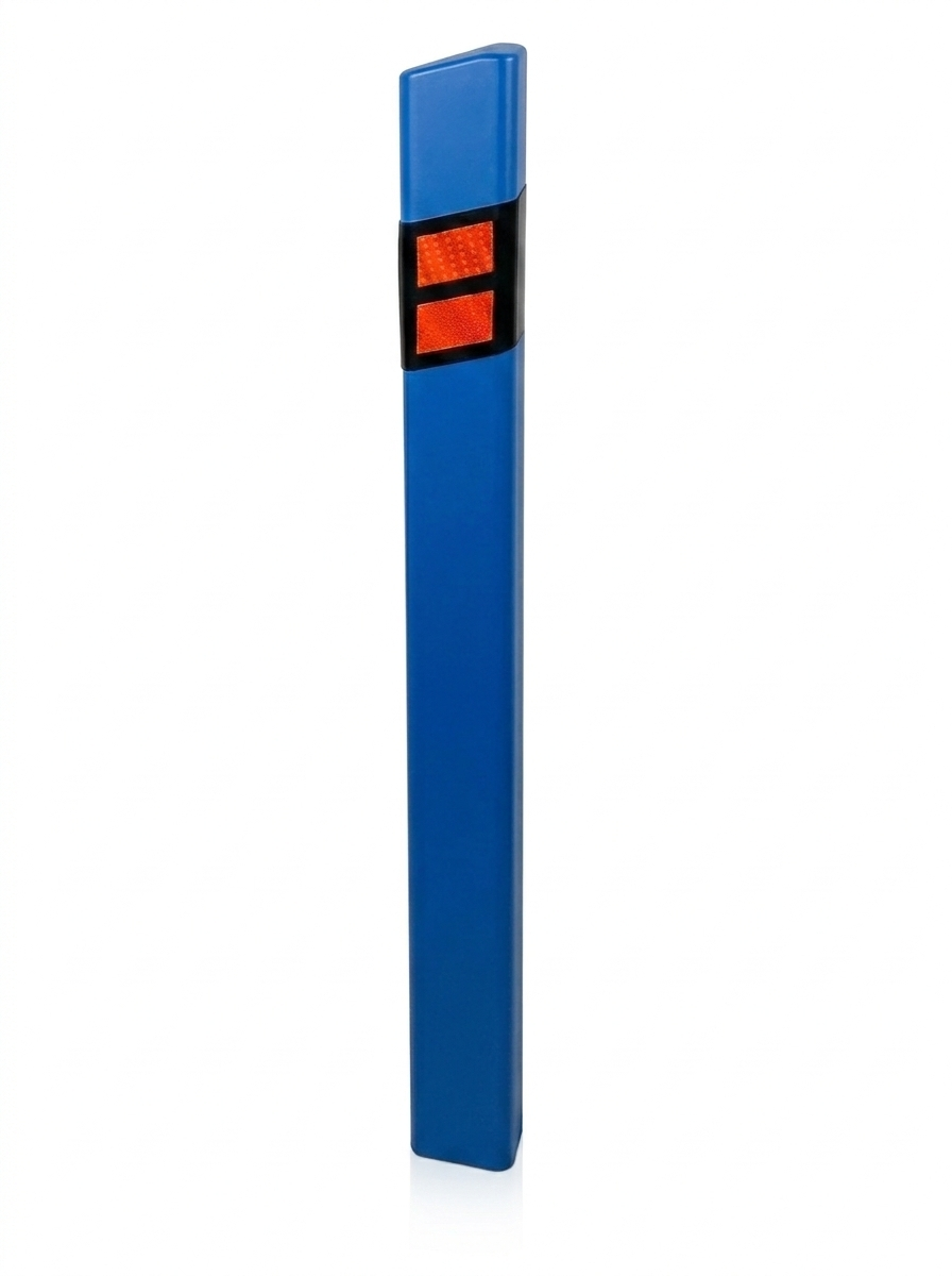 Cestný smerový stĺpik modrý, 1 200 mm